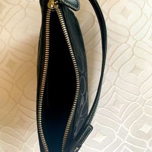 Coach New York Black Wristlet Purse